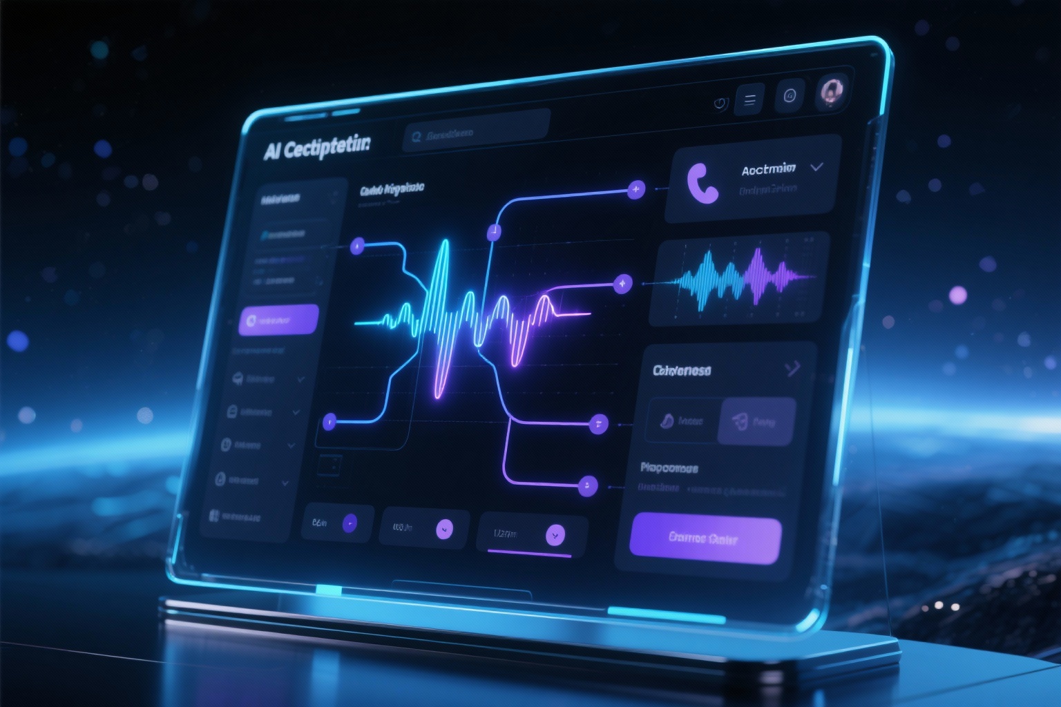 AI Receptionist Interface